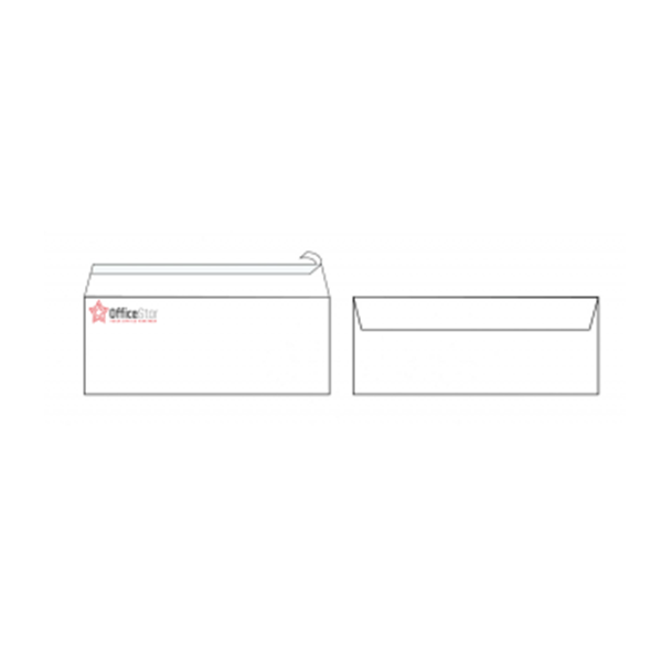 1000 Personalized Envelopes 110x220mm