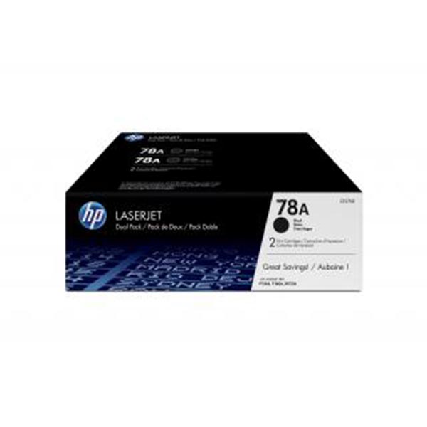 Hp 78ad 2 Pack Black Toner - Ce278ad