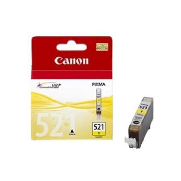 Canon Cli521y Yellow Ink For Mp540/550/620