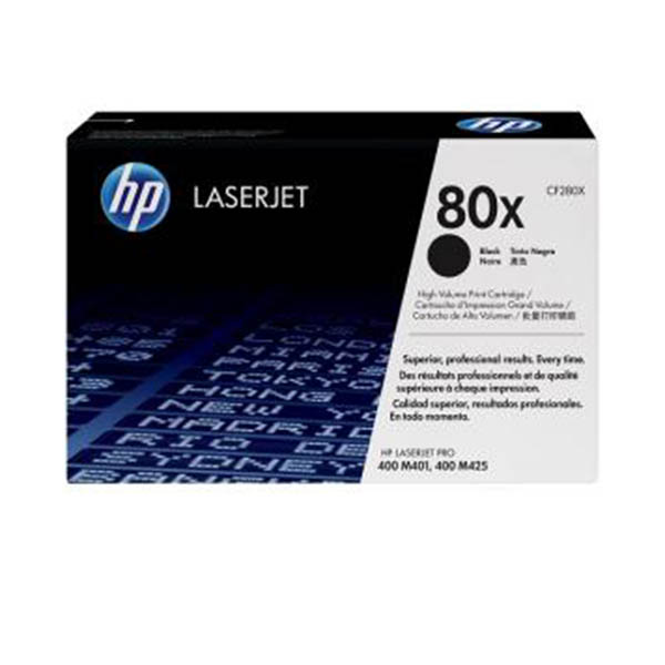 Hp 80x Black Toner - Cf280x