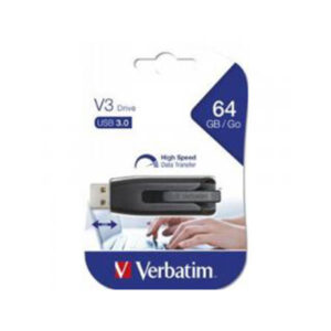 Verbatim 64gb Store & Go Usb 3.0 V3 Grey
