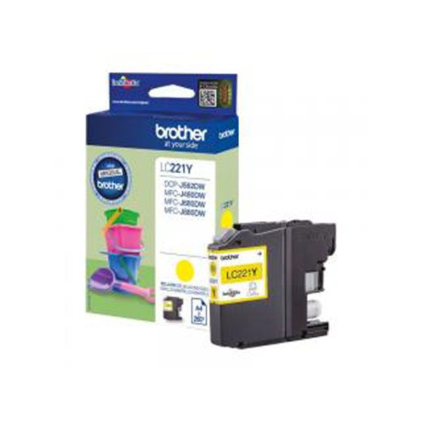 Brother Lc221 Yellow Ink