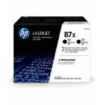 Hp 87x 2-pack High Yield Black Toner - Cf287xd