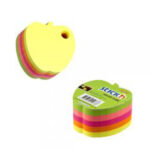 Stick' N Holed Cube 70x70mm Apple Multicolor