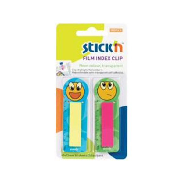 Stick N Film Index Clip 45x12mm 2 X 25 Sheet