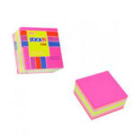 Stick N 76x76mm 400sheets/cube Neon & Pastel