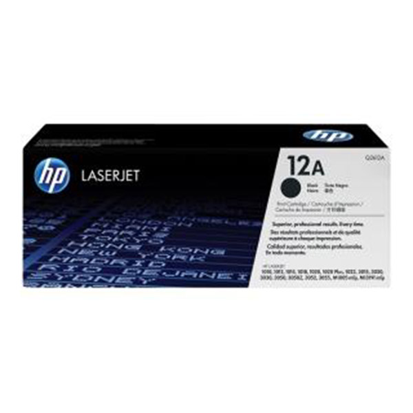 Hp 12a Black Toner -q2612a