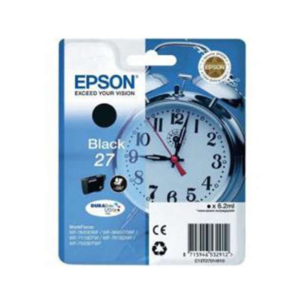 Epson 27 Black Ink For Wf7110/7610/7620
