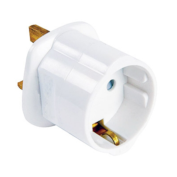 Uk Schuko Travel Adaptor 13a