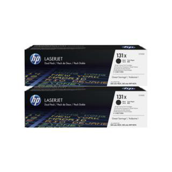 Hp 131xd 2 Pack Black Toner -cf210xd