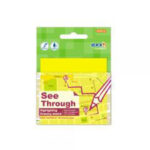 Stick N Clearnote 79x76mm Yellow