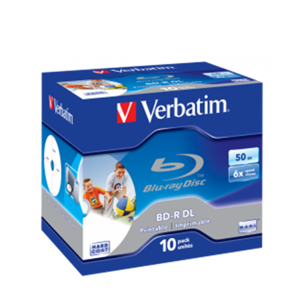 Verbatim Blu-ray 50gb 6x 10 Pack Jewel Case