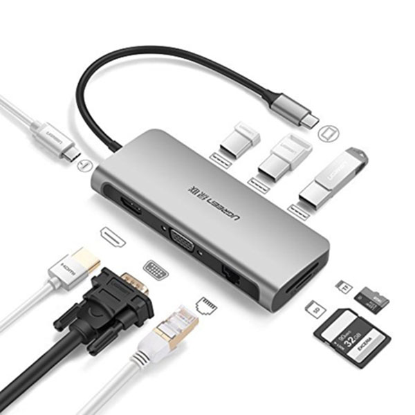 Ugreen Cm 179 8 In 1 Usb-c/type-c