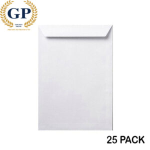 Golden Prime White Envelopes 250x176mm 25pcs