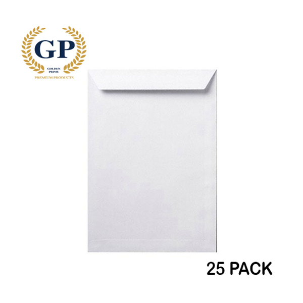 Golden Prime White Envelopes 381x254mm 25pcs