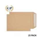 Golden Prime Brown A4 Envelopes 324x229mm 25pcs