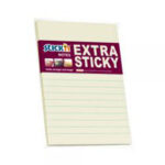 Stick N Extra Sticky Notes 150x101mm Yellow