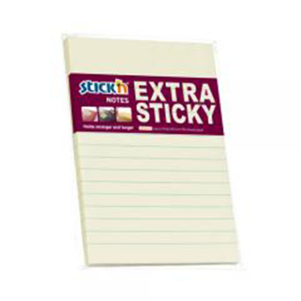 Stick N Extra Sticky Notes 150x101mm Yellow