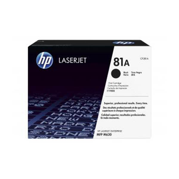 Hp 81a Black Toner - Cf281a