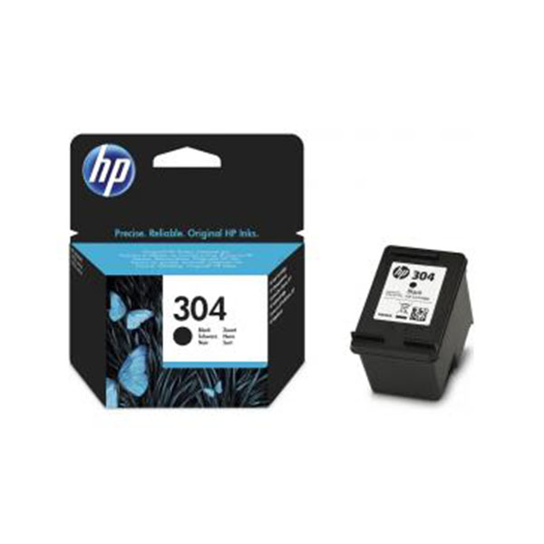 Hp 304 Black Ink N9k06ae