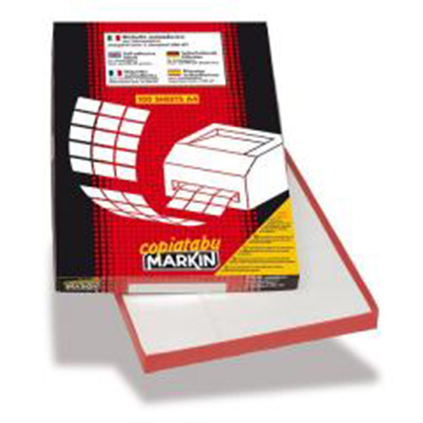 Markin Label A4 70x36mm 100 Sheets Box