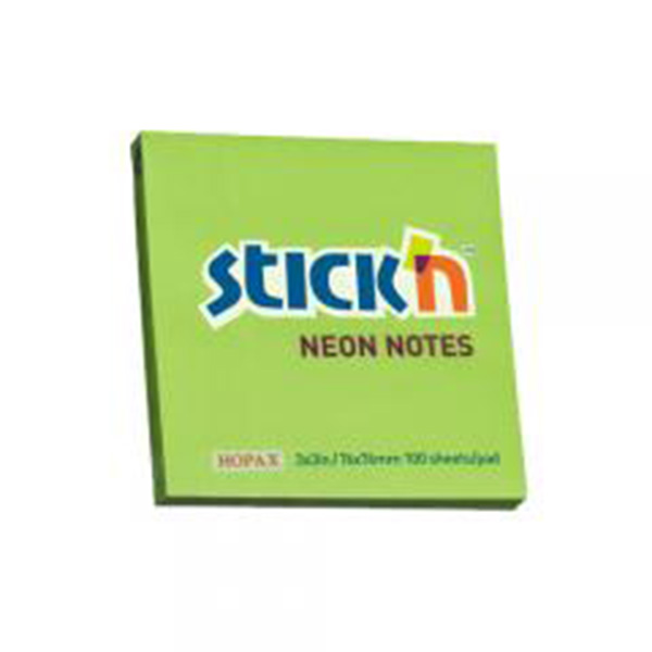 76x76mm/3”x3”, 100sheets/pad, Neon Pink