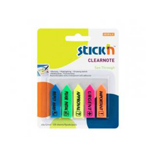 Stick N Message Flags 42x12mm 25sheets
