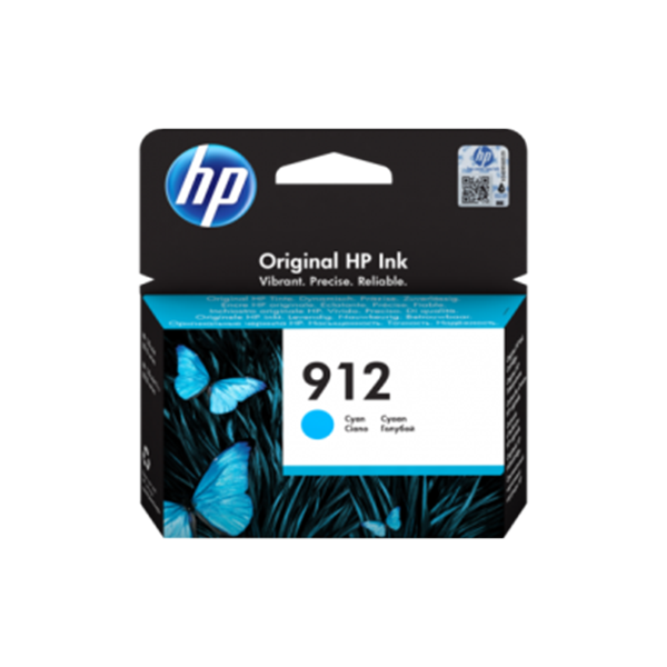Hp 912 Cyan Ink For Officejet 8010 / 8035