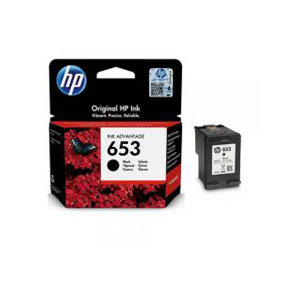 Hp 653 Black Ink - 3ym75ae