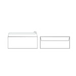 Golden Prime White Envelopes 105x215mm 1000pcs