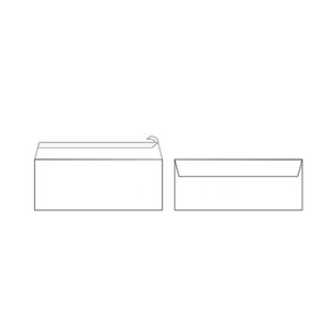 Golden Prime White Envelopes 105x215mm 1000pcs