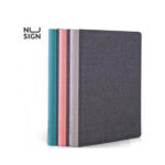 Deli Nusign Fabric Notepad - 205mm X 143mm/80