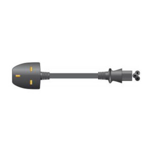 Mercury Laptop Power Cable Black 2.0m