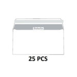 Golden Prime White Envelopes 110x220mm 25pcs