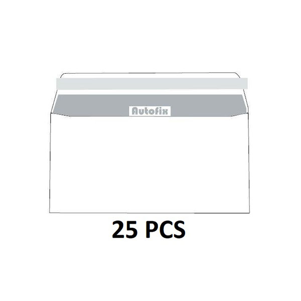 Golden Prime White Envelopes 110x220mm 25pcs
