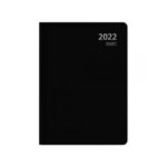 Diary A4 Day Per Page 2022 Black