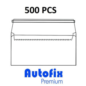 Autofix White Envelopes 110x220mm 500pcs