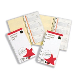 #5star Sticky Telephone Message Book 80 Pages