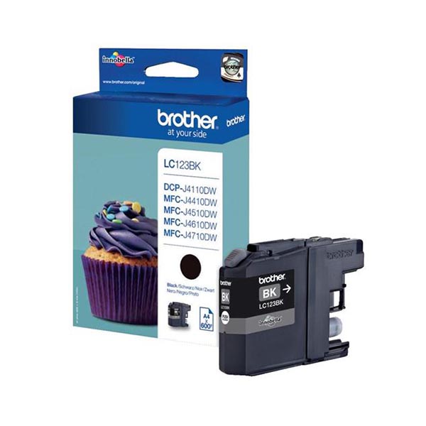 Brother Lc123 Black Ink For Dcpj4110/132/152